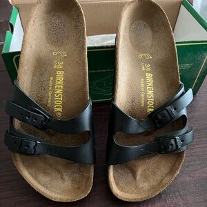 Flat sandals have been sold